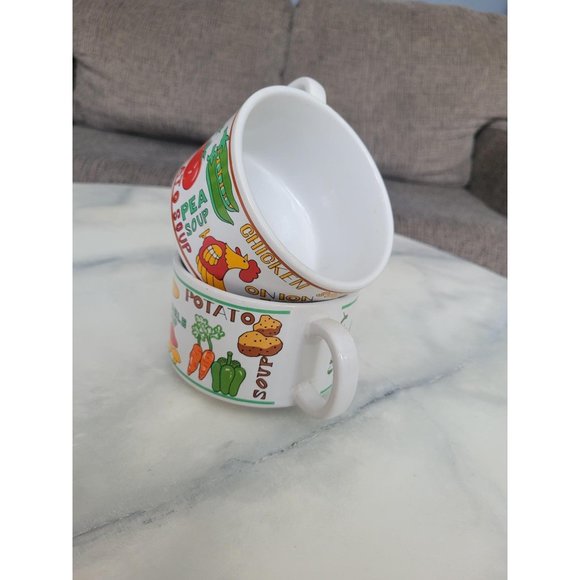 Vintage Pop Art Soup Mug Set - Picture 3 of 4